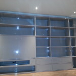 Backlit shelves